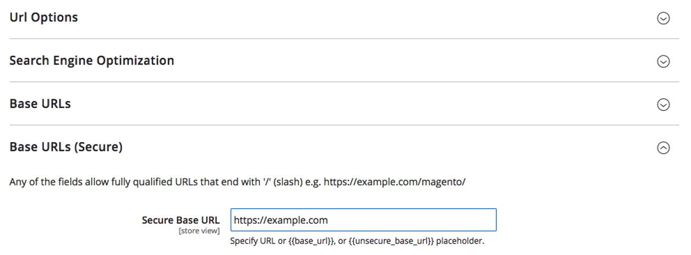 Enter your domain with the HTTPS protocol. Enter your domain with the HTTPS protocol.