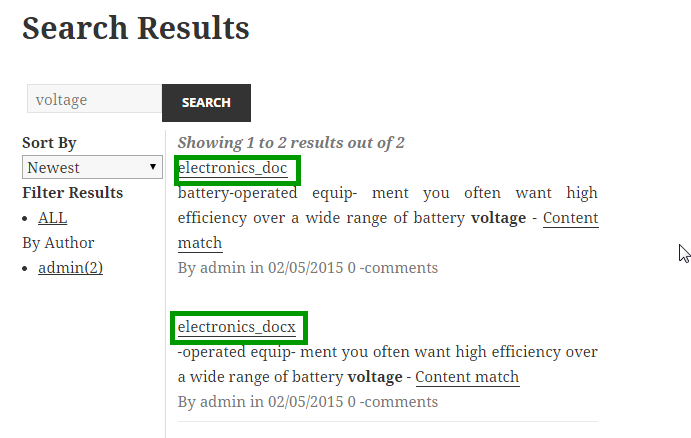 Document search results Document search results